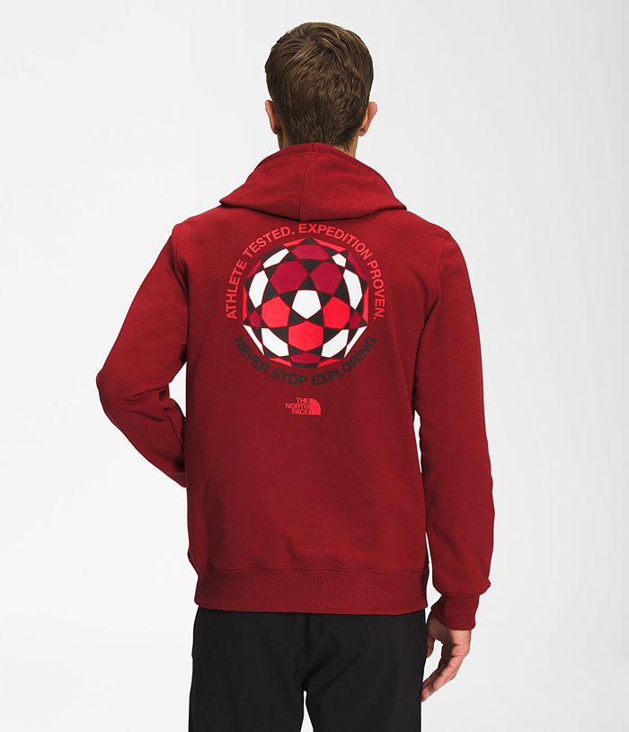 The North Face Mens Hoodie IC 718DQXVSY - Red